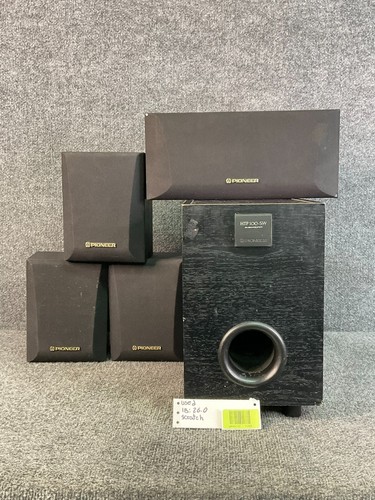 Pioneer HTP100-SW Subwoofer With Center & Surround Sound Speaker Set of 4 - Picture 24 of 24