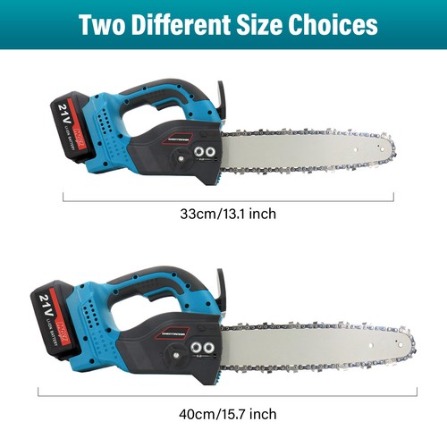 For Makita 10/12'' Cordless Chainsaw Electric One-Hand Saw Wood Cutter 2 Battery - Picture 7 of 26