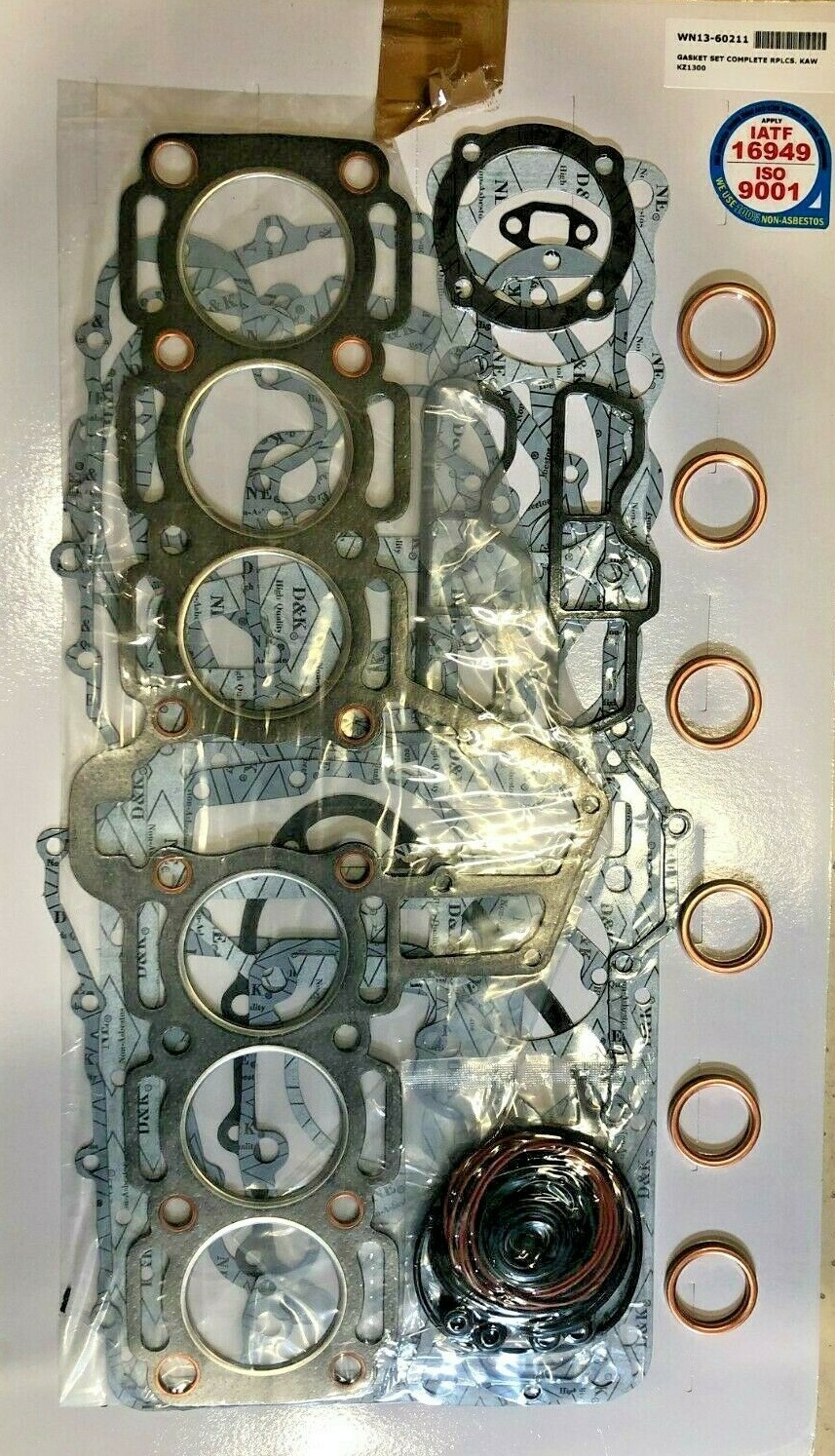 Pochette de joints moteur KAWASAKI Z 1300 KZT30A kit étanchéité complet 88594011