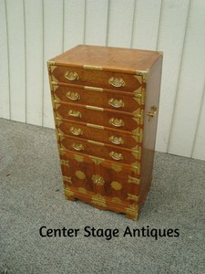 60365 Oriental Jewerly Silverware Chest Storage Cabinet Nightstand