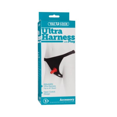 Doc Johnson Vac-U-Lock Ultra Harness With Plug