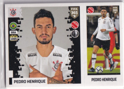 Panini Fifa 365 2019 Sticker Nr. 325 Pedro Henrique (SC Corinthians)
