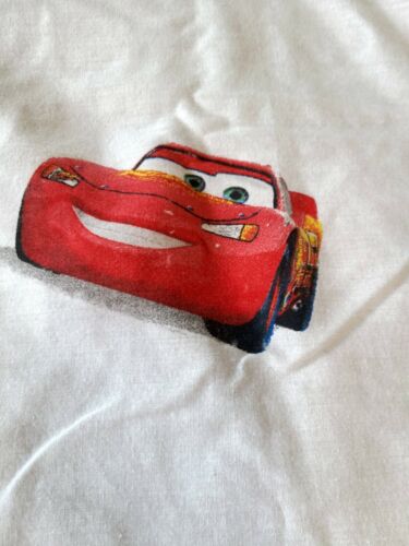 2009 Disney Pixar World of Cars Twin Flat Sheet or Cutter Fabric Craft 66"x96" - Picture 4 of 10