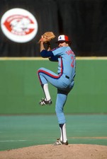 Scott Sanderson of the Montreal Expos Baseball 1980 Photo 1