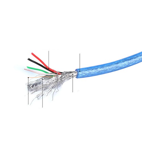 USB Extension Cable Lead Shield 0.5/1/1.42/2.7/4.7 Meter for Printers - Photo 4 sur 4