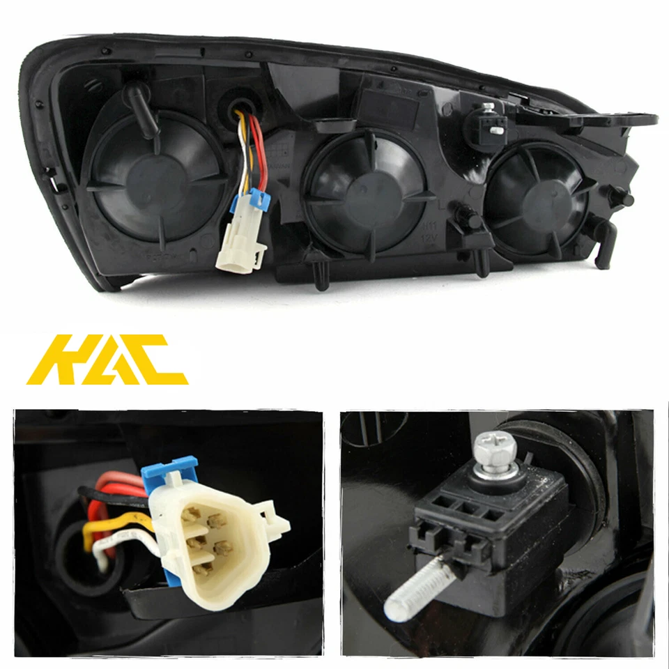 For 04-08 Chevy Malibu Headlights Lights Lamps Replacement Pair Set 2004-2008 - Image 3 of 4