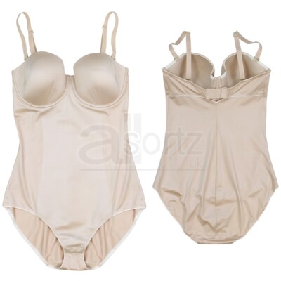 Damen Shapewear Full Control Body Shaper Bügel BH Schlankmacher Trägerlos