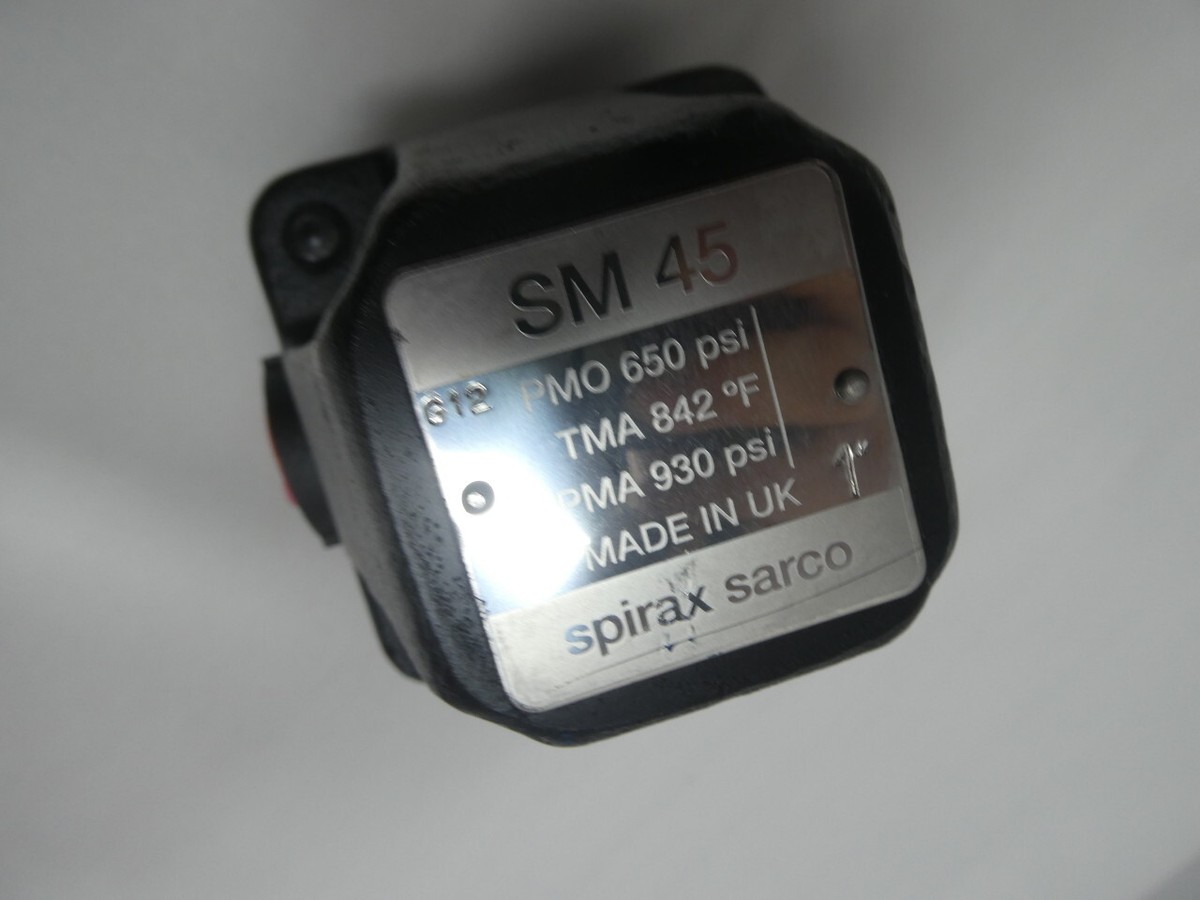 Spirax Sarco SM 45 Bimetallic Steam Trap 930psi 1in Npt | eBay Spirax Sarco SM 45 Bimetallic Steam Trap 930psi 1in Npt | eBay
