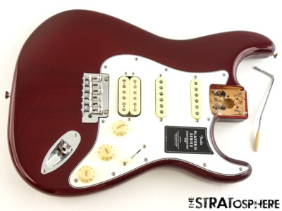 Fender Player II Stratocaster Strat HSS LOADED BODY Mahogany Strat Cherry Burst.