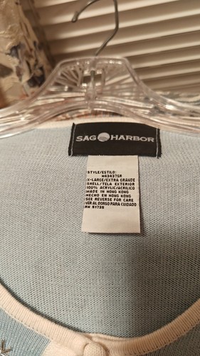 Sag Harbor vintage style sweaters Lot of 4; cardigan style; new without tags - Picture 3 of 9