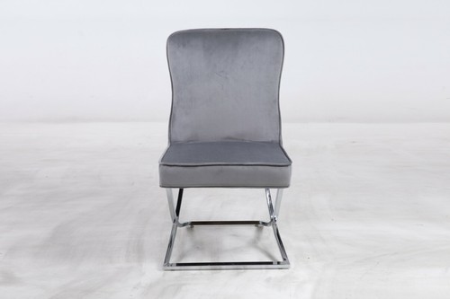Marble 130, 160, 180 cm Dining Table with 6 Velvet Chairs Black Cream Grey White - Picture 48 of 64