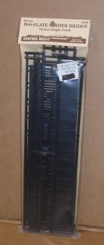 : Central Valley HO .. "72 Foot Single Track Plate Girder Bridge" NIP #1903