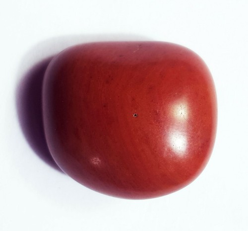 Piedra preciosa suelta de jaspe rojo 100 % natural 43,15 quilates con regalo gratis - Imagen 3 de 4