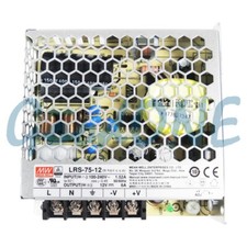 1PCS NEW Mean Well LRS-75-12 12V 6.25A 75W Switching Power Supply