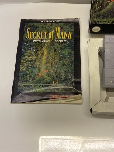 SECRET OF MANA SUPER NINTENDO USA SNES GAME COMPLETE + MAP - Picture 5 of 17
