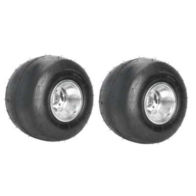 2pc 11x7.10-5 11x7.10x5 Go kart Racing 5'' Rear Tire On Rim Wheel ATV Drift Bike