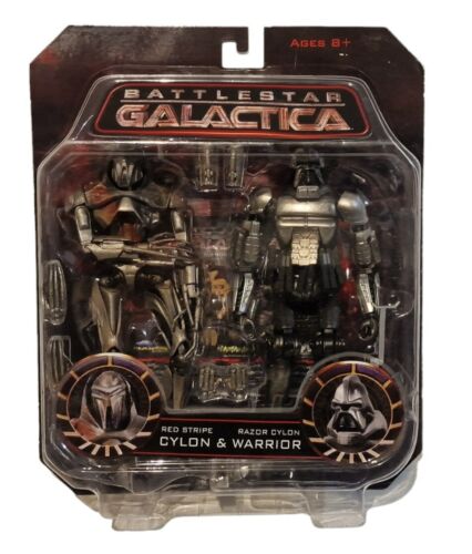 BATTLESTAR GALACTICA RAYA ROJA CYLON Y NAVAJA CYLON WARRIOR + CYLON CENTURION - Imagen 3 de 11