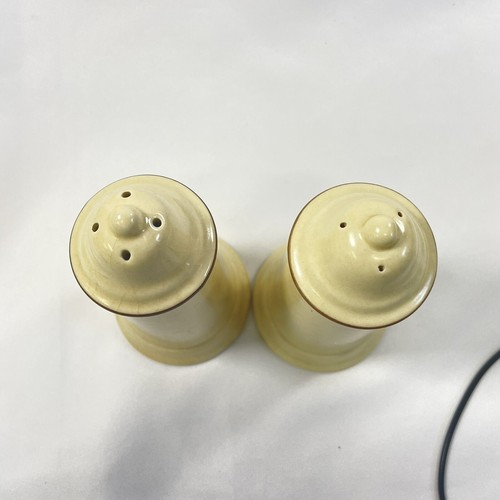 Pfaltzgraff Village Salt Pepper Shaker Set of 2 VINTAGE 6-25 With Stoppers EUC - Picture 4 of 17