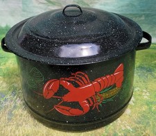 Graniteware  Steel 19-Quart Lobster Pot Steam...