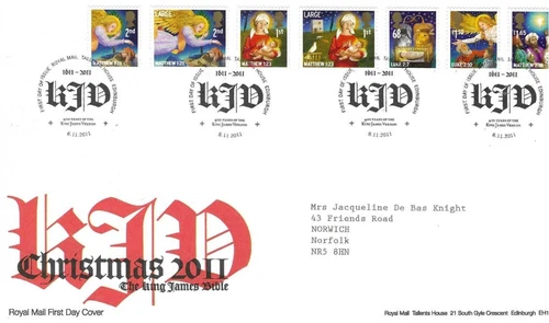 GB Comm/FDC - Christmas 2011 - Edinburgh -  2011 (RM1005)