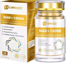 NAD Supplement for Anti Aging, Energy, Focus Booster Nicotinamide Riboside