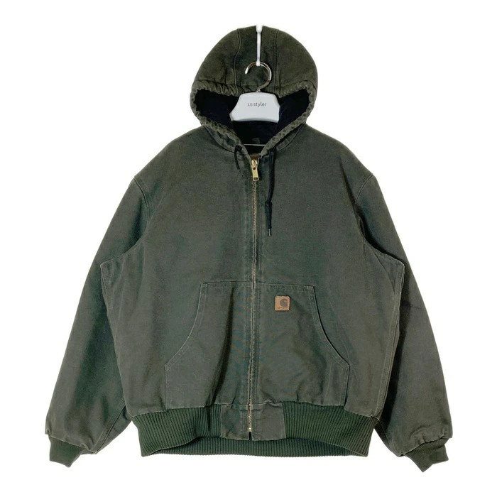Carhartt J130 アクティブジャケット MOS デトロイト S 3 Carhartt J130 MOS Mexico Active Jacket Moss Green Size SizeL