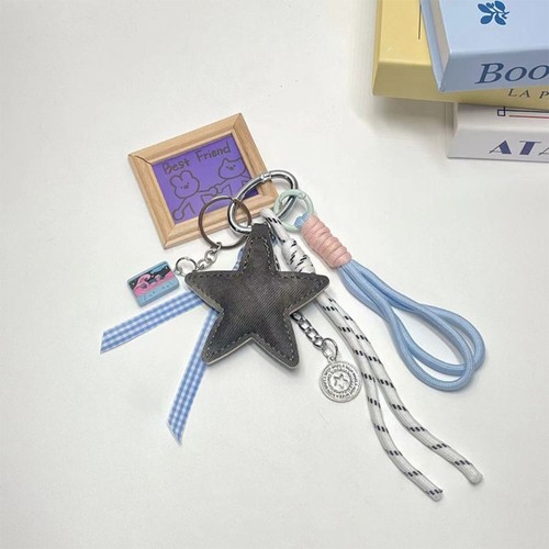 DIY Five-Pointed Star Keychain for Handbag Purse Backpack Accessories - Picture 4 of 15