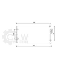 Condensateur Hyundai SANTA FE