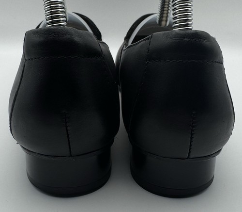 Clarks Collection Women’s Classic Leather Loafer Shoes Black Sz 7.5M Minimalist - Picture 8 of 12
