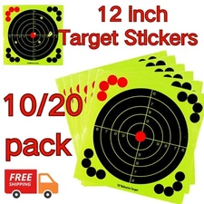 10/20 PCS Shoot Targets Gun Reactive Splatter Burst Paper Archery Range Practice
