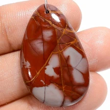Natural Noreena Jasper Fancy Cabochon Drilled Gemstone 27 Ct. 31X20X5 mm A-31387