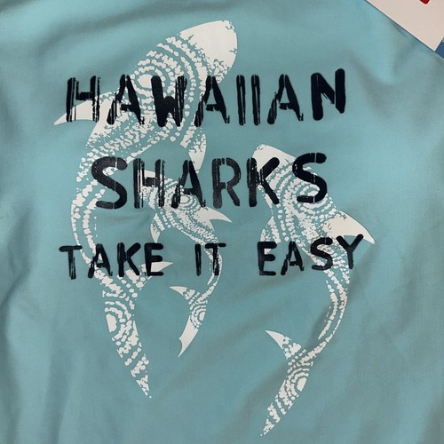 Phibee Sports Girls Swim Shirt & Short 16 Teal & Floral Print with Graphic NWT - Picture 4 of 10