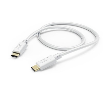 Hama Handy Ladekabel Typ C   USB C 1,5m Datenkabel Schnellladekabel Tablet Weiß