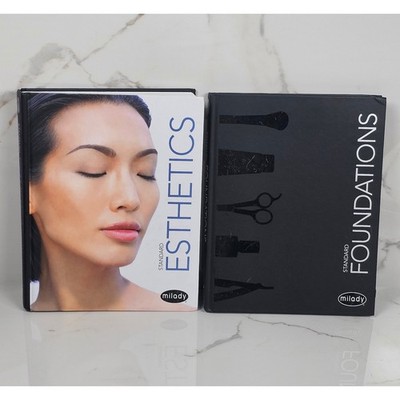 Milady Standard Esthetics and Foundations Textbook Set Hardcover Cengage