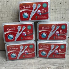 Mini Disposable Toothbrushes w/ Toothpaste Mint Flavor 5pack- 24 in each pack