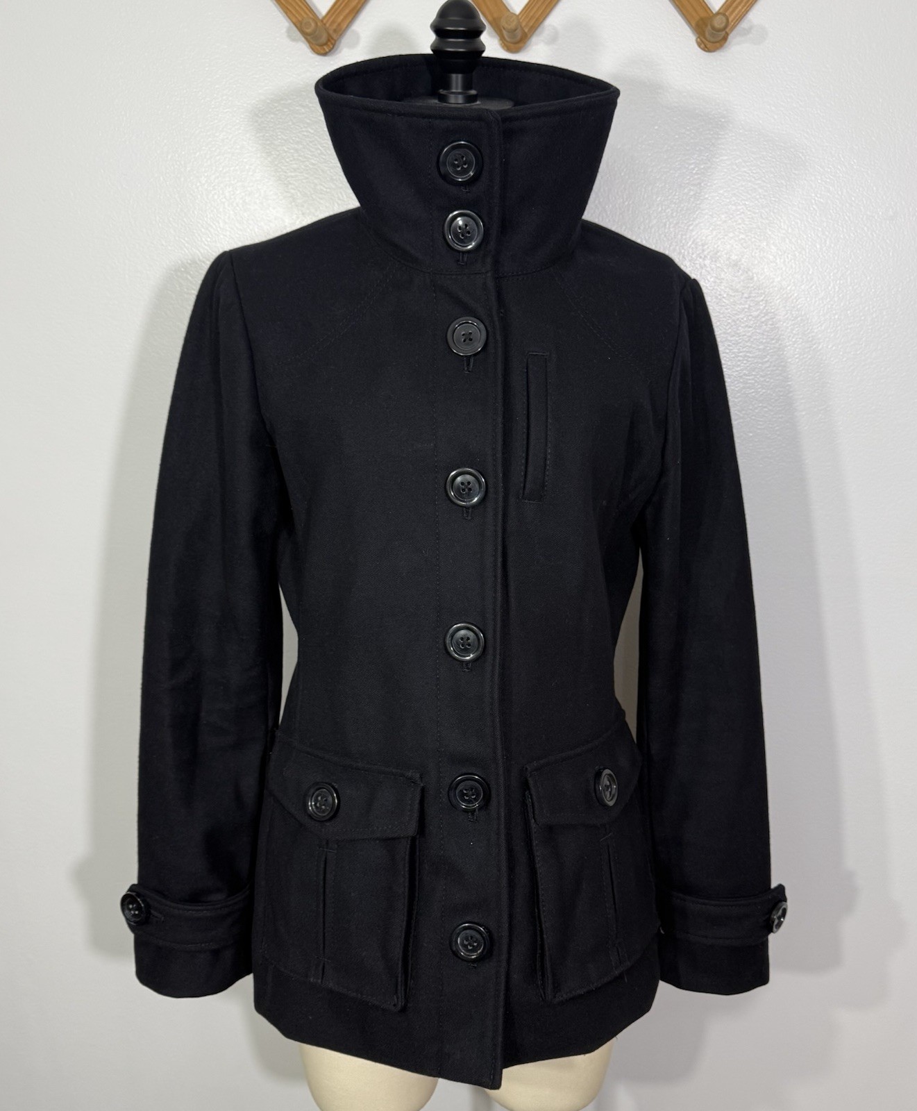 Gap Wool Coat Womens Medium - image 2