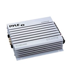 PLMRA400 Pyle 4 Channel 400W Waterproof Marine Amplifier White 