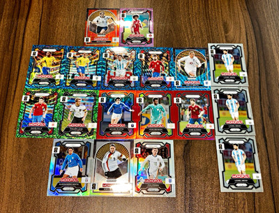 Panini 2026 Monopoly Prizm FIFA Soccer Parallel Card Lot x15 plus Messi x3