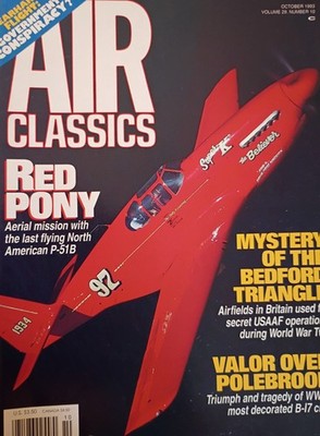 Air Classics October 1993 Vol 29 No. 10: Red Pony