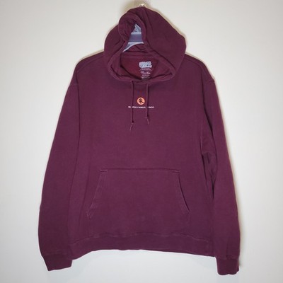 Primitive X Naruto Hoodie Mens Large Maroon Pullover Itachi Skateboarding Anime
