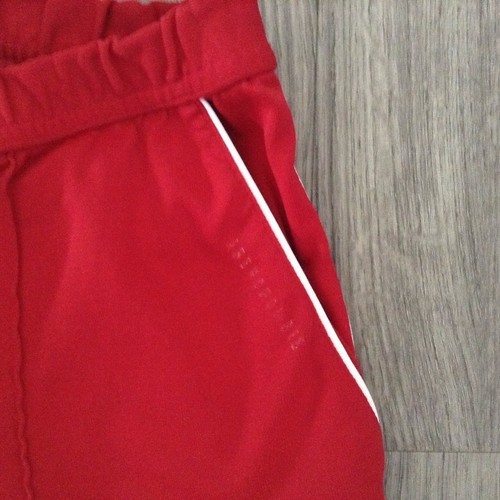 Pantalones deportivos vintage Y2K Abercrombie & Fitch tiro bajo acampanados rojos para mujer medianos - Imagen 3 de 9