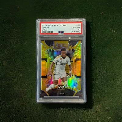 2023-24 Panini Select La Liga Real Madrid Vini Jr. Mezzanine Gold