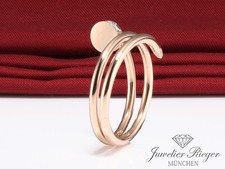 Cartier Ring Juste un Clou Doppelt Rosegold 750 Diamanten 2020 Gr 55 B4210852