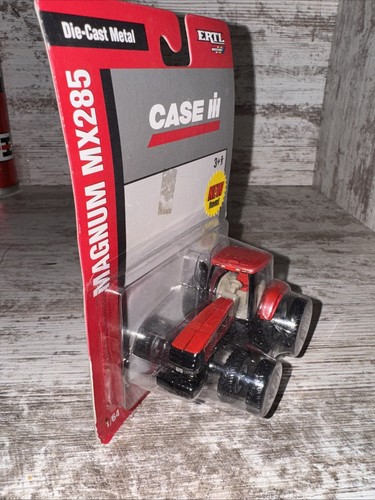 1/64 Scale Case IH MX285 Magnum Tractor 4wd Front And Rear Duals Die-Cast Ertl - Picture 6 of 7