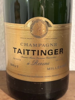 Champagner Taittinger Brut Millésimé 1995 0,75L Vintage Champagne Rarität
