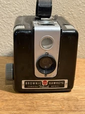 Vintage Kodak Brownie Hawkeye Flash Camera As Is Untested.