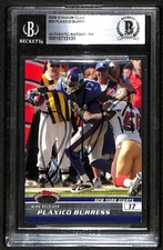 2008 Stadium Club 25 Plaxico Burress  BGS Auto Autographed BAS C89029