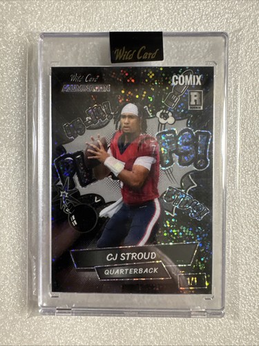 CJ Stroud-QB-RC-Texans•2023 Wild Card-Allumination-Black Label Edition•1/1