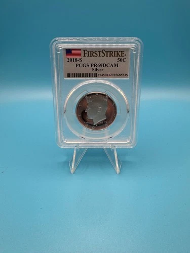 2018 S SILVER  Kennedy Half Dollar PCGS PR69 FIRST STRIKE