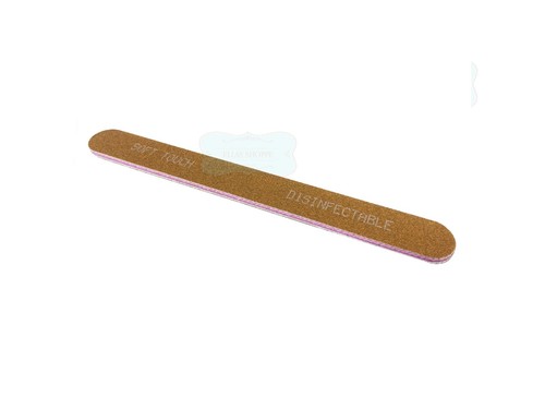 Soft Touch Tru-Grit Pink Center Nail File GLA 100 GRIT 7 inch - Picture 3 of 3